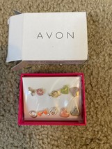 Vintage Avon Sweet Candy 5 Pair Earring Set, Ages 6 And Up, In Box - $12.19
