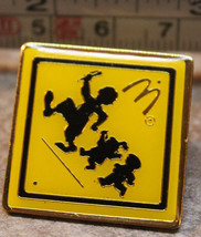 McDonalds Kid Crossing Safety Sign Employee Collectible Pinback Pin Button - $10.90