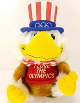 Uncle Sam Bald Eagle I love the Olympics Plush Stuffed Animal Applause 1... - $19.79