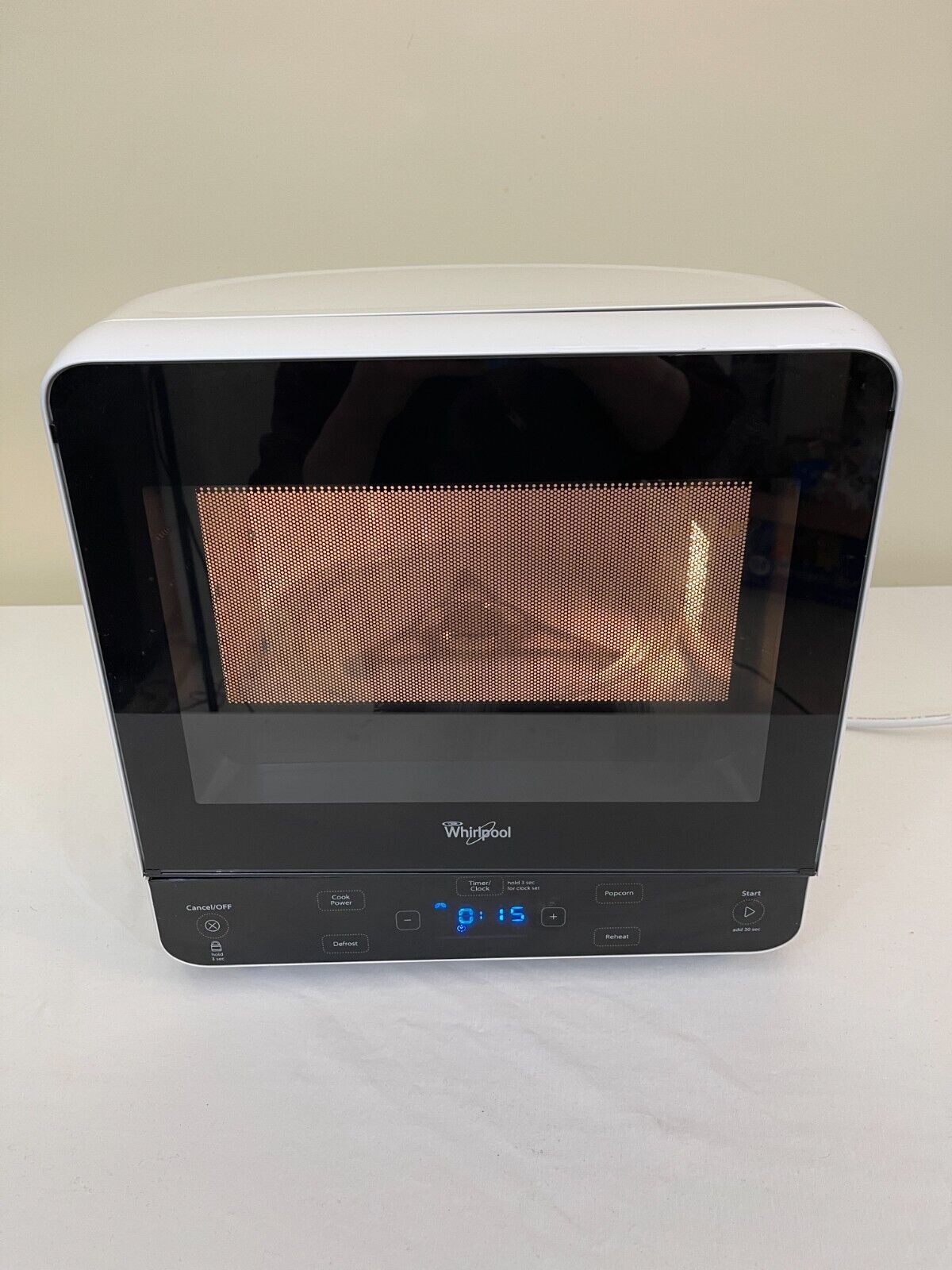 Whirlpool Microwave 0.5 Cu Ft. Small Countertop White WMC20005YW 1