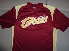 Maroon #3 St. Charles Capitals Premier League Baseball Jersey Adult M Ex... - $17.66