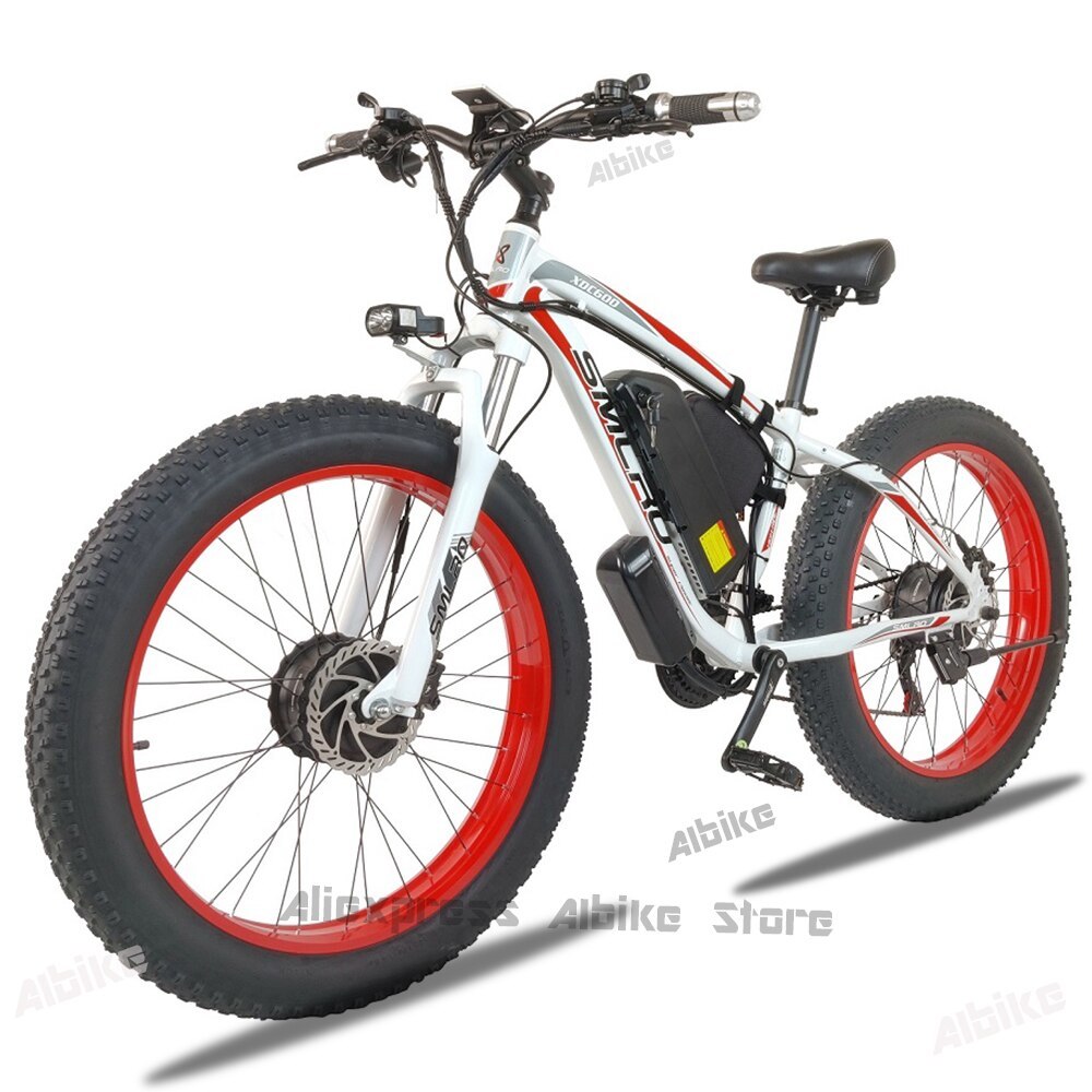 Electric Bikes Adults 2000W Dual Motor 48V 22Ah Removable Battery 26 ...