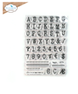 Alphabet Stamps stamp set Elizabeth Craft Designs CS312 Art Journal Special - $12.95