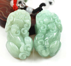 Free Shipping -100% AAA Grade Natural  Green jadeite jade carved Pi YAO  Jadeite - $30.00