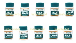 10 x Himalaya Liv.52 Tablets Tub - Liv.52 / Liv52 / Liv 52 Free Shipping - $58.95
