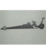 Dragster Wall Art Large Wooden 24&quot; Cut Out Drag Race Sign Man Cave Garage - $29.95