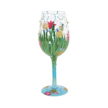 Lolita Wine Glass Firefly 15 oz 9" High Gift Boxed Collectible Hand-Painted New image 2