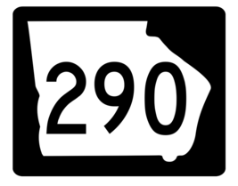 Georgia State Route 290 Sticker R3954 Highway Sign - $1.45+