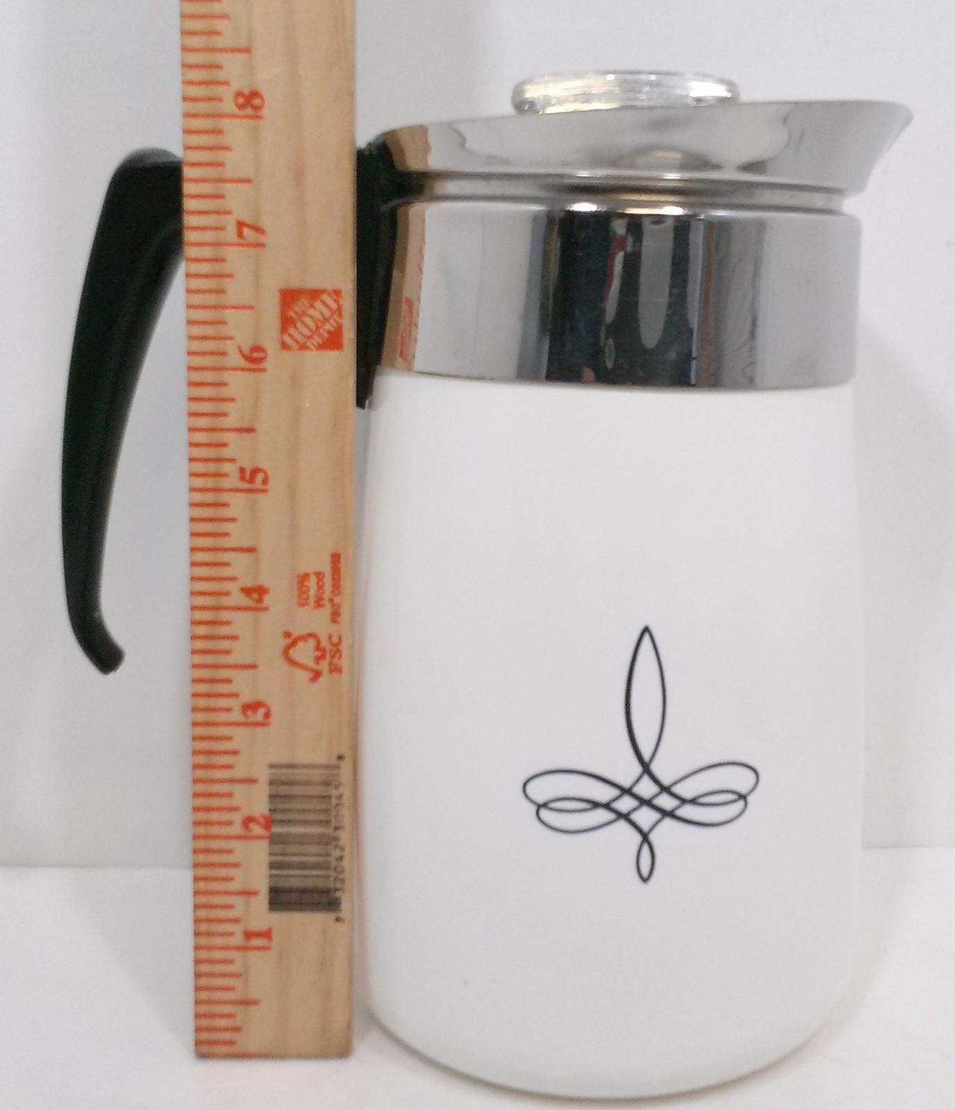 Corningware, Kitchen, Corning Ware Black Trefoil Cup Electric Percolator  Coffee Pot