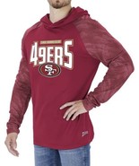Zubaz San Francisco 49ers NFL lightweight Hoodie with Tonal Viper Sleeve... - $21.73