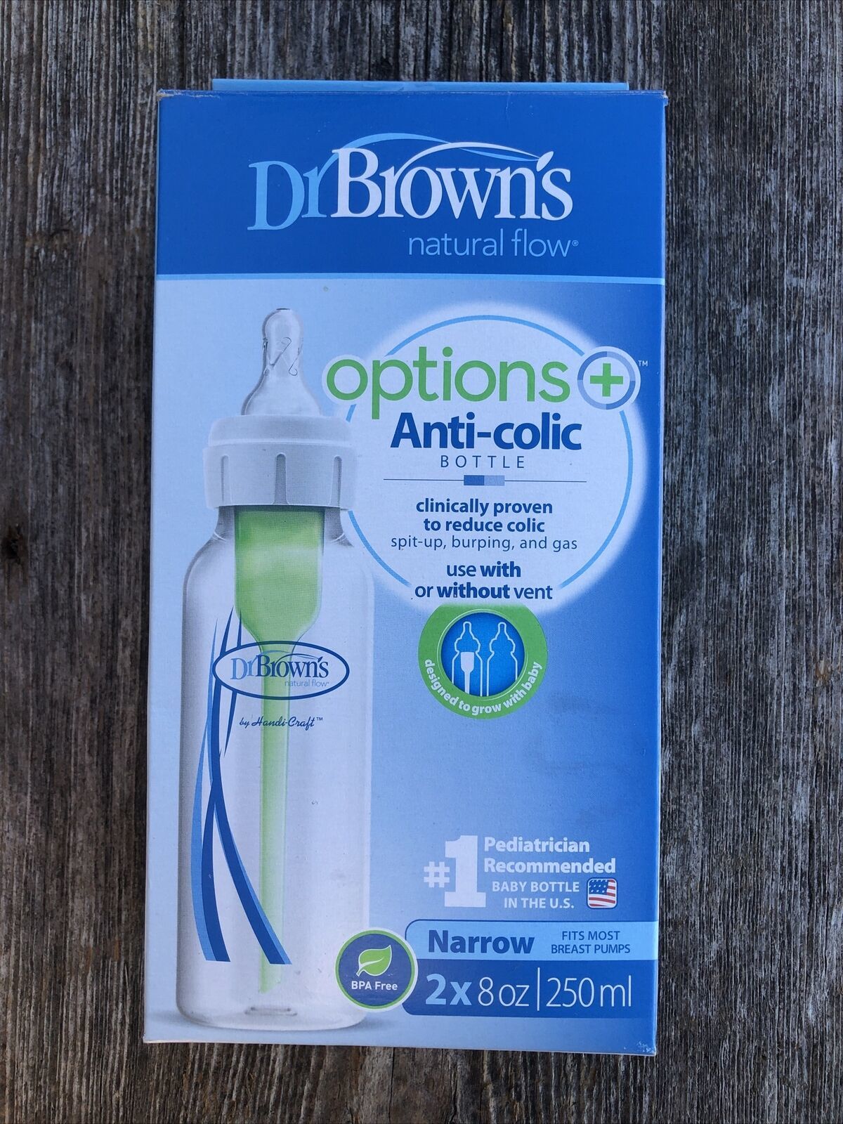 Dr. Brown's Natural Flow Anti-Colic Options+ Narrow Breast to