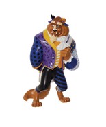 Disney Britto Beast Figurine Dapper 9.25&quot; High Stone Resin Beauty and th... - $104.99
