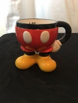 Disney Parks Mickey Mouse Ceramic Bottom Pants Coffee Tea Mug Cup with Arm **see - $17.80