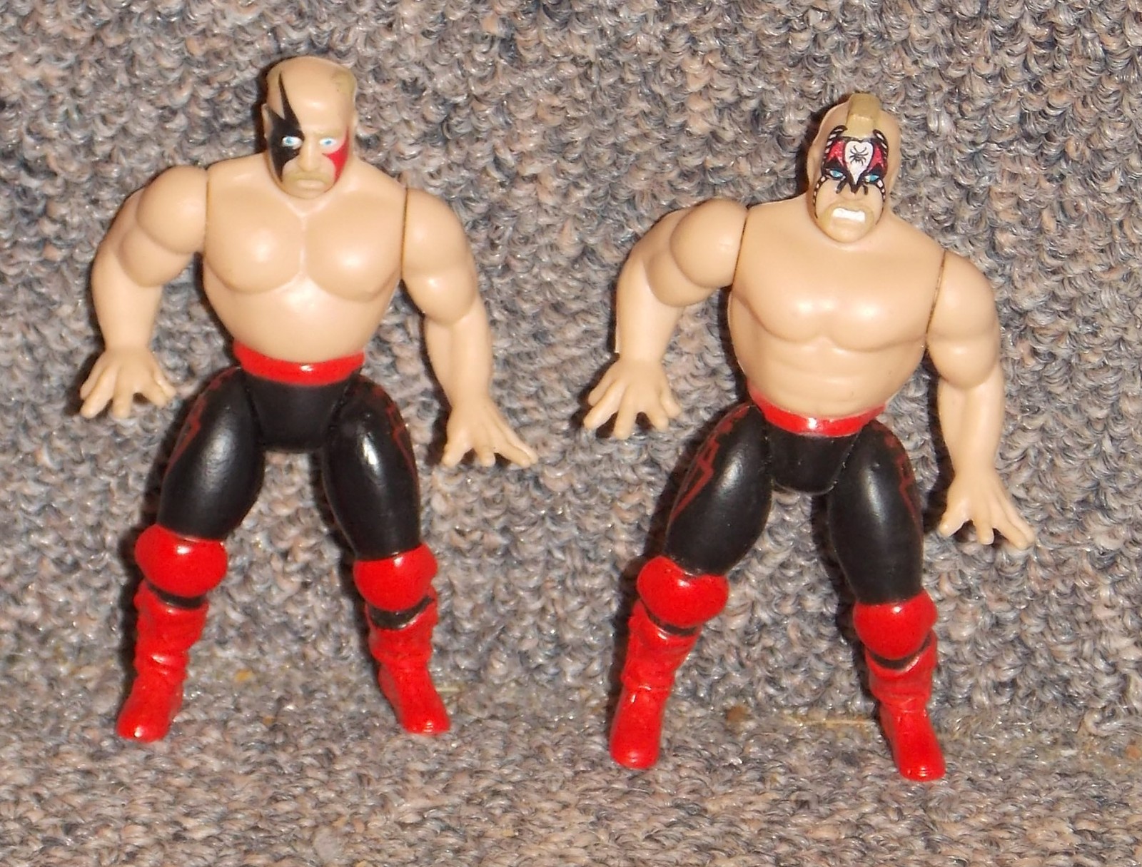 WWF WWE Legion Of Doom Road Warriors Hawk and Animal Mini Action Figures