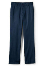 Lands End Uniform Boys Size 20, 29" Inseam Tailored Fit Chino Pant, Classic Navy - $16.99