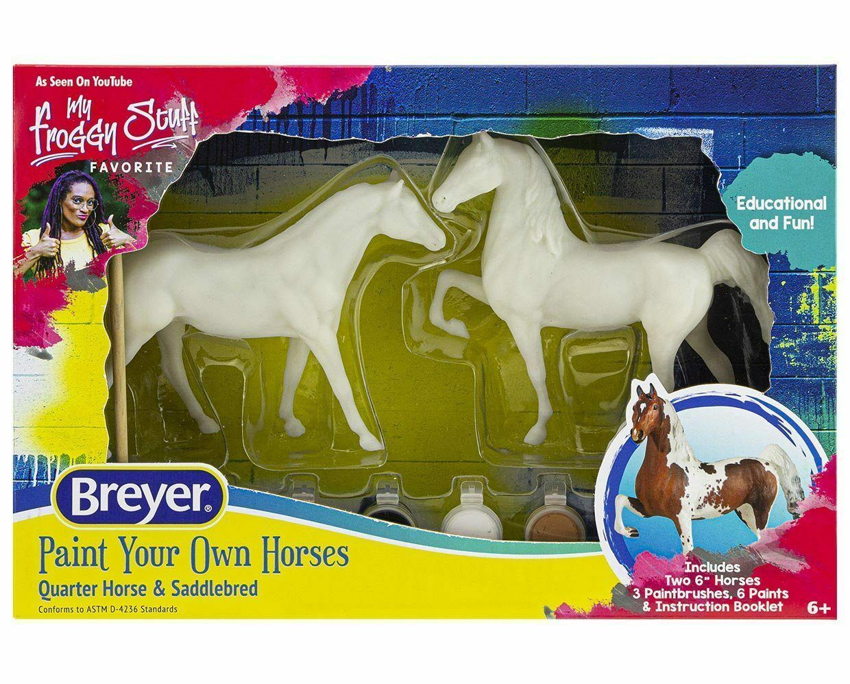 Primary image for Breyer PAINT YOUR OWN HORSE 4260   QUARTER HORSE and SADDLEBRED