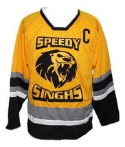 Any Name Number Breakaway Movie Hockey Jersey New Yellow Singh #13 Any Size image 1