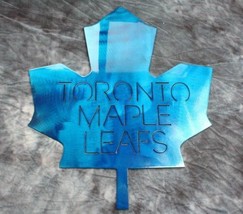 Toronto Maple Leaf's - Metal Wall Art - Metallic Blue 16 1/2" x 16 1/2" - $40.83