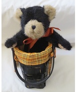 Boyds Bears Ernest Q. Scaredybear 10-inch Plush Bear with Basket (QVC) - $34.95