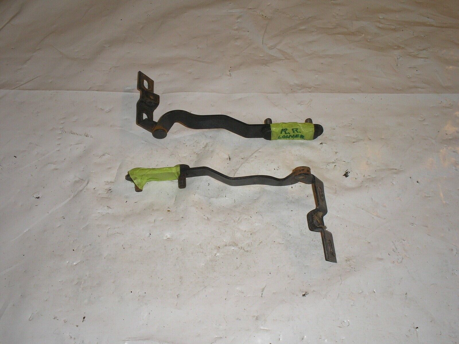 1981 Delorean DMC 12 OEM Set of Right Left Engine Cover Louvers Hinges