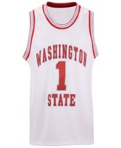 Klay Thompson #1 College Basketball Custom Jersey Sewn White Any Size image 4