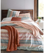 Oake Colorblock Printed Stripe 3 PC. Comforter Set, Warm Combo, King - $190.00