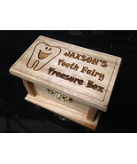 Tooth Fairy Wooden Treasure Box - $18.95