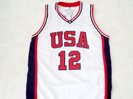 Ray Allen #12 Team USA Men Basketball Jersey White Any Size image 1