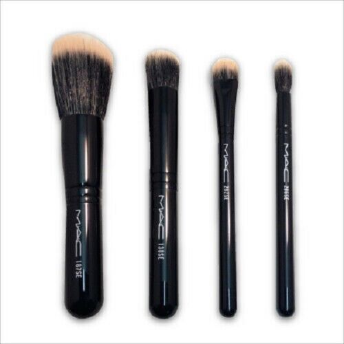 MAC Cosmetics 4 Brush Set - 282SE 130SE 286SE 187SE Black - $89.07