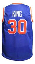 Bernard King Custom New York Basketball Jersey Sewn Blue Any Size image 5