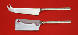 Trilogy By Gorham Sterling Silver Cheese Server Serving Set 2PC Hhws Custom Made - $123.85