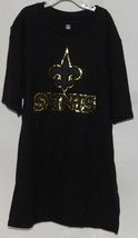 NFL Licensed New Orleans Saints Youth Extra Large Black Gold Tee Shirt image 1
