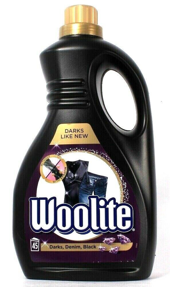 Woolite Darks Denim Black 45 Lds Liquid Laundry Detergent 91.26 Fl Oz