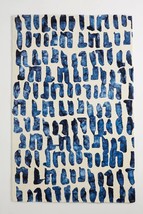 Area Rug 10&#39;x14&#39; Hand Tufted Anthropologie Wool Viscose Carpet - $1,804.05