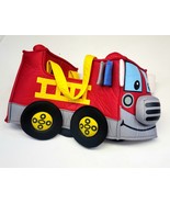 Child 2t 3t 4t 5 6 7 3D Plush Fire Truck Costume Fire Fighter Fire Depar... - $19.99