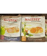3 PACK MAJESTIC WAFFLES COOKIESCOCONUT , ALMOND &amp; SESAME  - $28.71