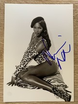 Naomi Campbell Hand-Signed Autograph 4x6 Vintage With Lifetime Guarantee - $100.00