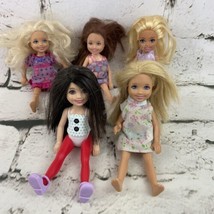 Chelsie Dolls Barbie’s Lil Sister Lot Of 5 Dressed Blonde Brunette - $24.74