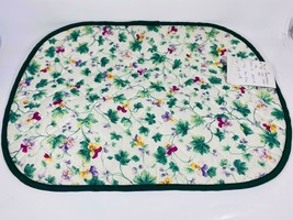Placemat - Flower Print with Green Border By Allary Corp - $14.83
