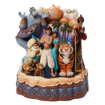 Disney Jim Shore Aladdin and Friends Figurine 7.67" High Stone Resin #6008999