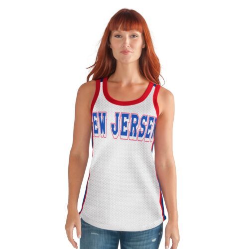 Primary image for GIII For Her NBA New Jersey Nets Women's Opening Day Mesh Tank Top, Medium,
