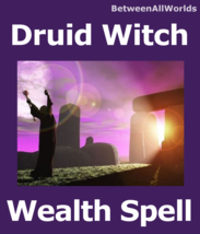 Gaia Druid Witch Wealth Spell Prosperity &amp; 3rd Eye Powers Betweenallworl... - $119.31