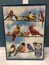 Cobblehill 85034 500 pc Birds on a Wire Puzzle NEW Sealed W/ Poster - $16.82
