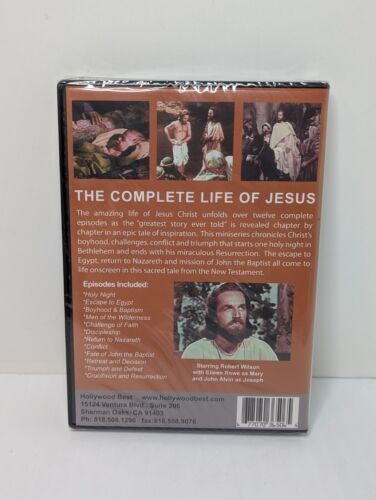 The Complete Life of Jesus 12 Classic Episodes DVD Robert Wilson Eileen ...