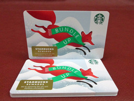 Starbucks 2019 BUNDLE UP (red fox) Gift Card New with Tags - $2.80