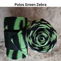 Green Zebra Horse Polos Set of 4 USED image 4