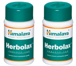 2 X Himalaya HERBOLAX Tablets (100 tab) Each Gentle Bowel Regulator| Free Ship - $20.05