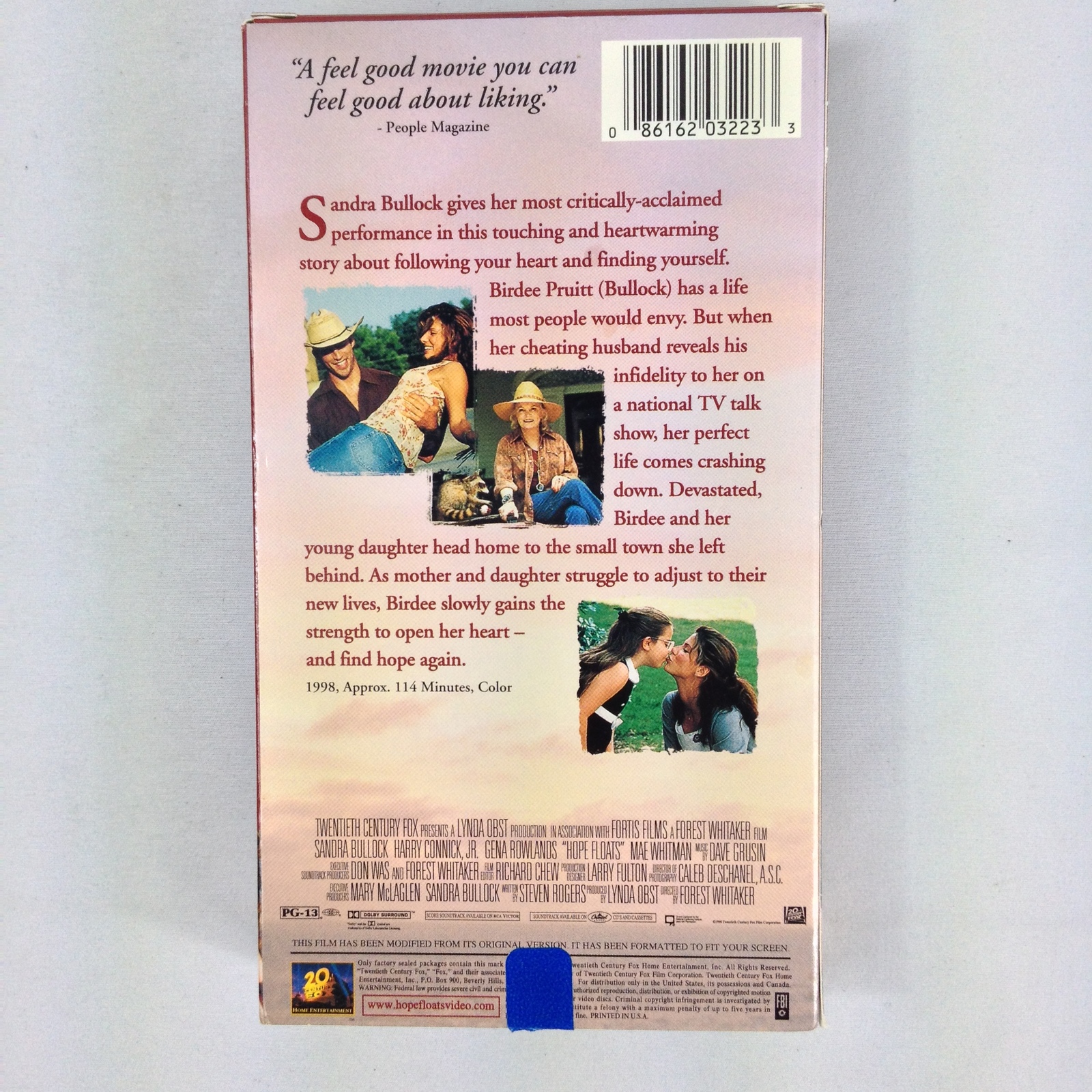 Hope Floats - 1998 - Sandra Bullock - VHS Tape - Used - VHS Tapes