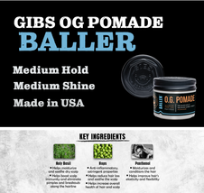 GIBS Grooming O.G. Baller Playable Pomade, 3 Oz. image 6