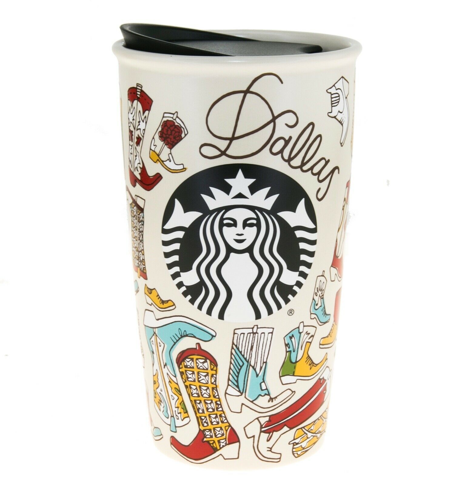 Starbucks California Double Walled Ceramic Travel Traveler Coffee Mug - 12  Oz